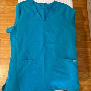 Blue Scrub Top